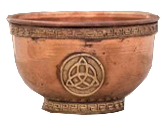 Copper Offering Bowl Triquetra - COB1 - 1st Stop Marshall's Health Shop, Gift Shop! - Heath and Natural Therapy New Brighton Christchurch - Naturopath