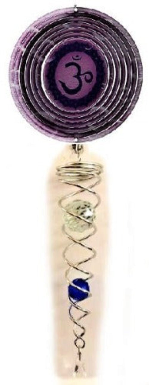Cosmo Wind Spinner Purple Ohm - 1st Stop Marshall's Health Shop, Gift Shop! - Heath and Natural Therapy New Brighton Christchurch - Naturopath