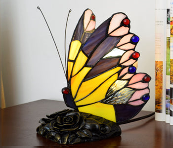 Kaku Butterfly Lamp Yellow/Pink (BF027)
