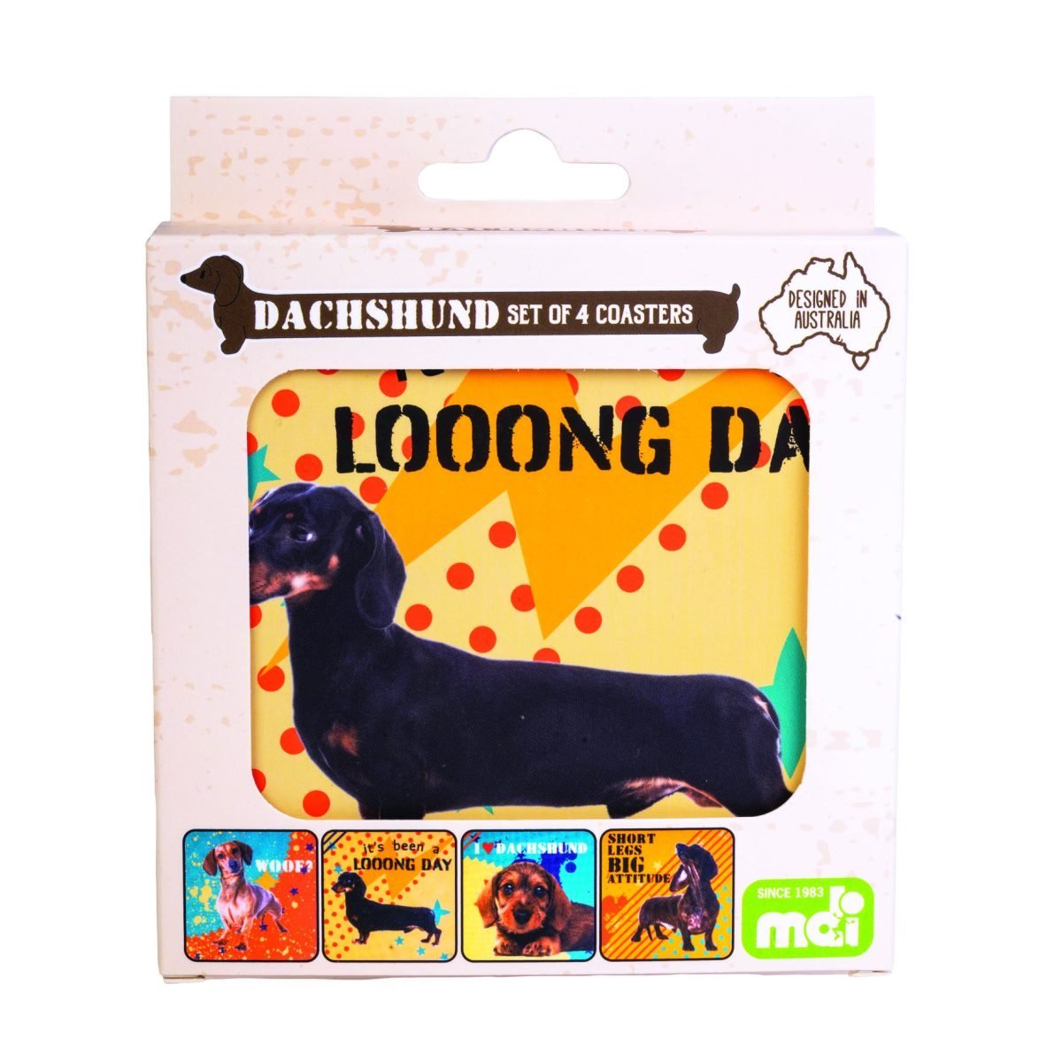 Dachshund Coasters Set - MarshallsHealthShop
