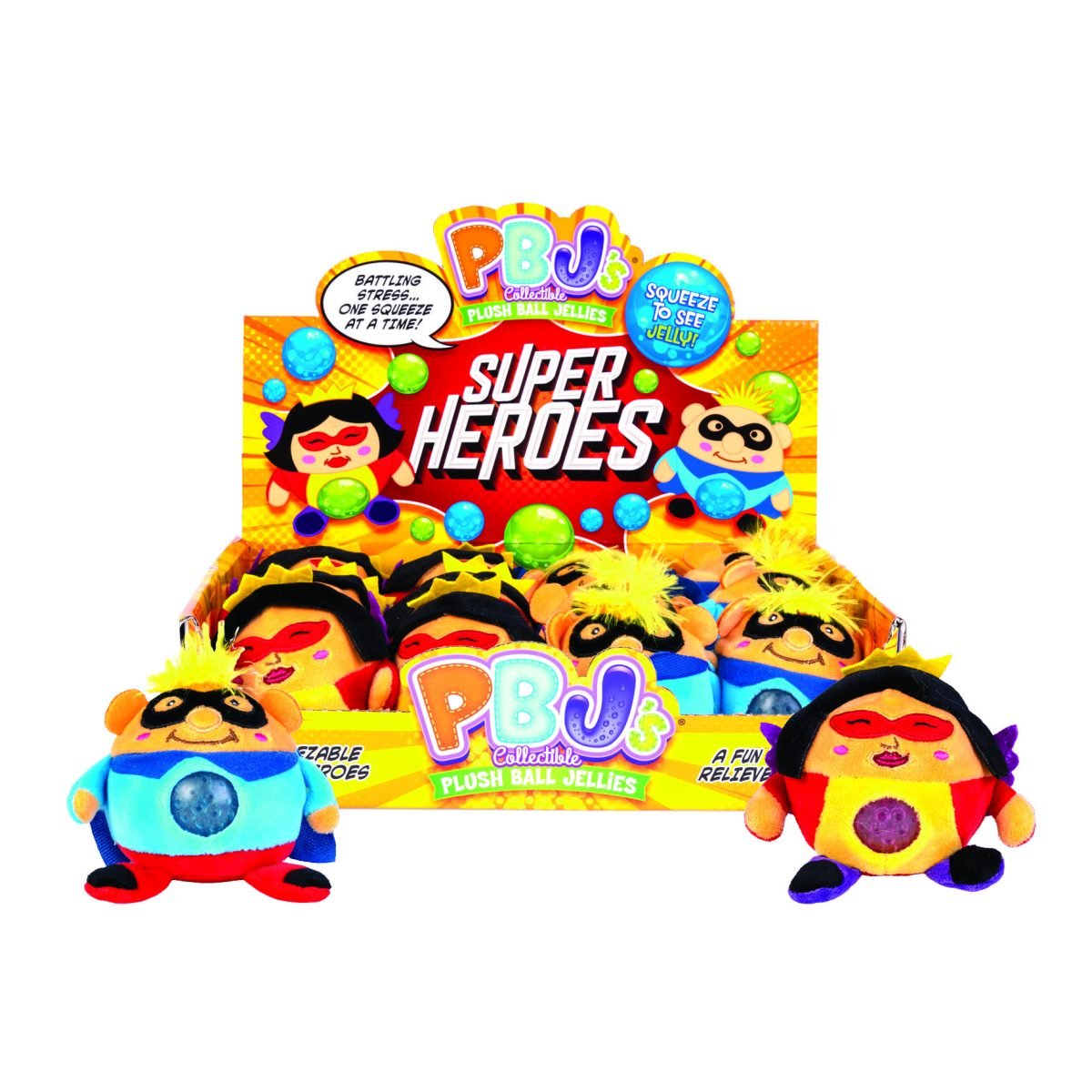 Super Heroes Plush Ball Jellies