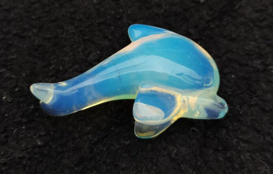 Dolphin Gemstone Opalite - 1st Stop Marshall's Health Shop, Gift Shop! - Heath and Natural Therapy New Brighton Christchurch - Naturopath