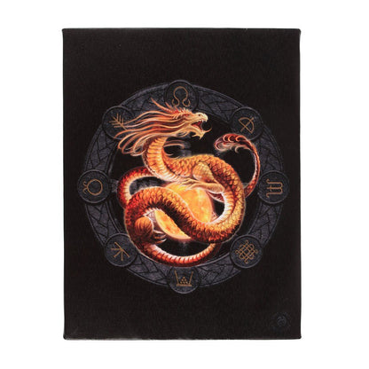 Dragons of the Sabbats Canvas Plaque - MarshallsHealthShop