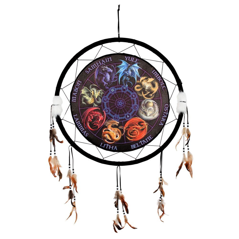 Dreamcatcher Dragons/Sabbats 62cm - 1st Stop Marshall's Health Shop, Gift Shop! - Heath and Natural Therapy New Brighton Christchurch - Naturopath