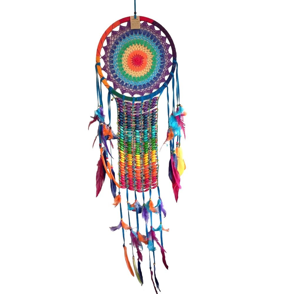 Dreamcatcher Multi Colour Boho Style - 1st Stop Marshall's Health Shop, Gift Shop! - Heath and Natural Therapy New Brighton Christchurch - Naturopath