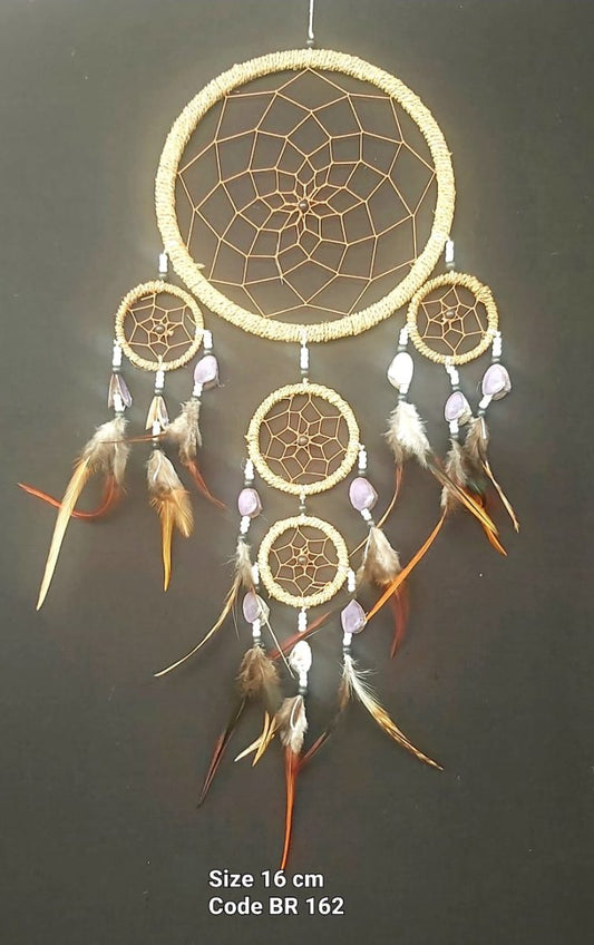 Dreamcatcher Natural Cotton 5 Hoop - 1st Stop Marshall's Health Shop, Gift Shop! - Heath and Natural Therapy New Brighton Christchurch - Naturopath