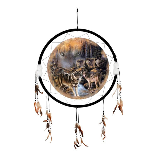 Dreamcatcher Wolf Pack 62cm - 1st Stop Marshall's Health Shop, Gift Shop! - Heath and Natural Therapy New Brighton Christchurch - Naturopath