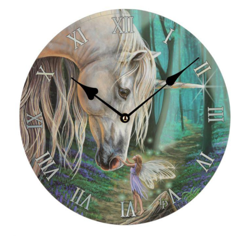Lisa Parker Fairy Whispers Unicorn Picture Clock