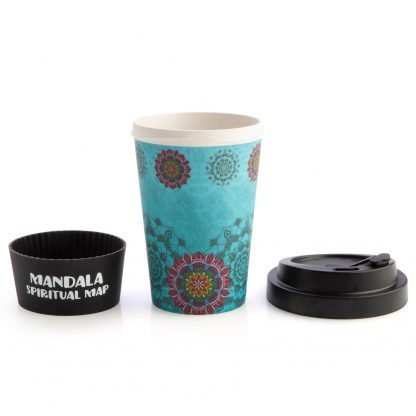 Eco - to - Go Bamboo Cup - Mandala - 1st Stop Marshall's Health Shop, Gift Shop! - Heath and Natural Therapy New Brighton Christchurch - Naturopath
