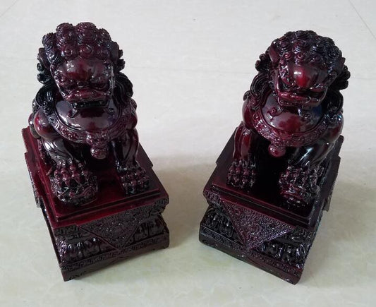 Feng Shui Lion Large Set of 2 - 1st Stop Marshall's Health Shop, Gift Shop! - Heath and Natural Therapy New Brighton Christchurch - Naturopath