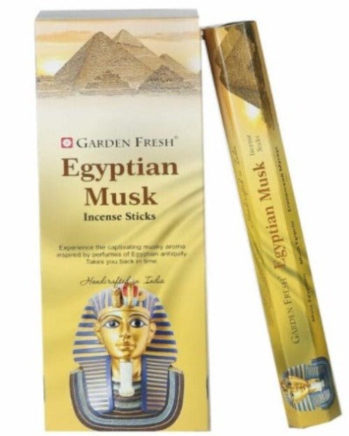 Garden Fresh Egyptian Musk Incense - 1st Stop Marshall's Health Shop, Gift Shop! - Heath and Natural Therapy New Brighton Christchurch - Naturopath