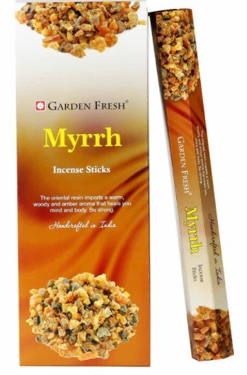 Garden Fresh Myrrh Incense - 1st Stop Marshall's Health Shop, Gift Shop! - Heath and Natural Therapy New Brighton Christchurch - Naturopath