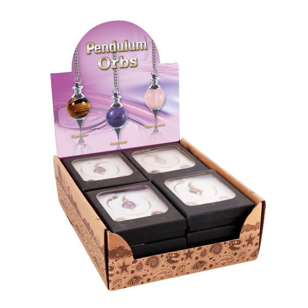 Gemstone Pendulum Orbs - MarshallsHealthShop