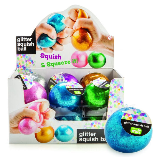 Glitter Squish Ball - 1st Stop Marshall's Health Shop, Gift Shop! - Heath and Natural Therapy New Brighton Christchurch - Naturopath