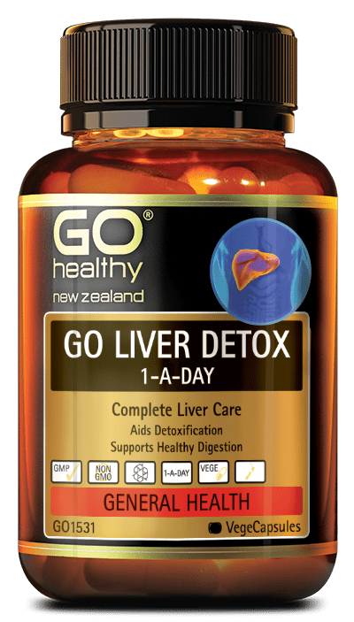 GO LIVER DETOX is a 1-A-Day formula designed specifically to support the liver and aid detoxification. The formula provides a specific blend of key herbs that are renowned for their liver, digestive and antioxidant properties. The liver works hard to detoxify and protect the body from things such as fatty foods, alcohol, medications and pollution. Milk Thistle is key to protecting and nourishing the liver.