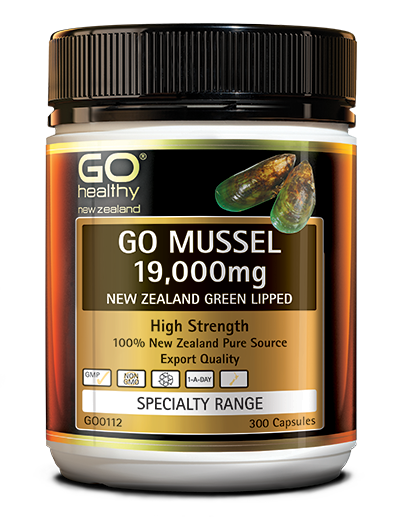 GO MUSSEL 19,000mg New Zealand Green Lipped contains only 100% pure New Zealand Green Lipped Mussel powder. It is well known to support joint and cartilage health as well as joint mobility. Naturally occurring marine lipids and Chondroitin make Mussel powder an excellent nutritional supplement of choice by many people around the world.