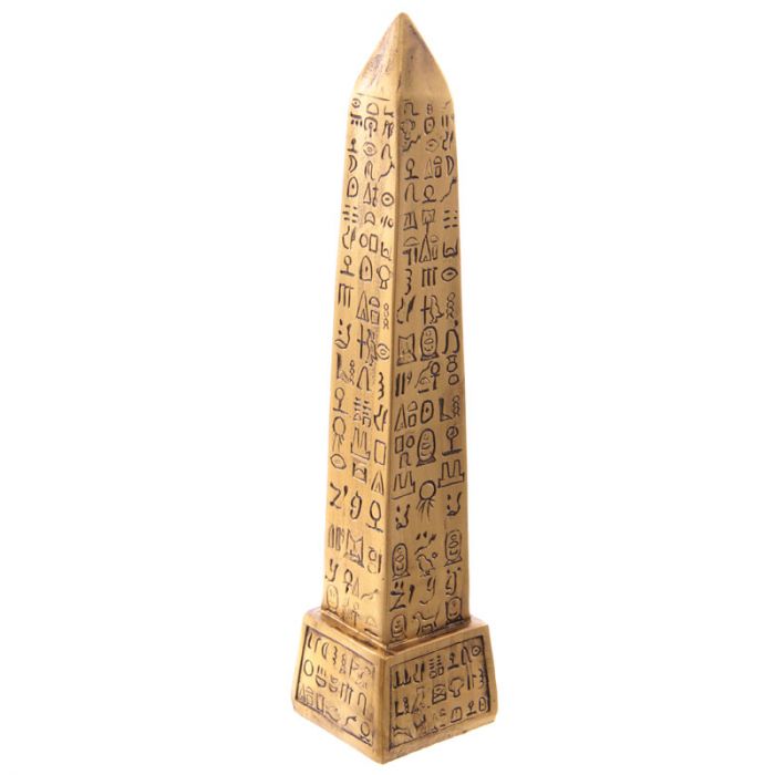 Golden Egyptian Obelisk - 1st Stop Marshall's Health Shop, Gift Shop! - Heath and Natural Therapy New Brighton Christchurch - Naturopath