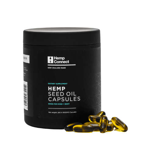 HC Hemp Seed Oil 1000mg 240Caps - 1st Stop Marshall's Health Shop, Gift Shop! - Heath and Natural Therapy New Brighton Christchurch - Naturopath