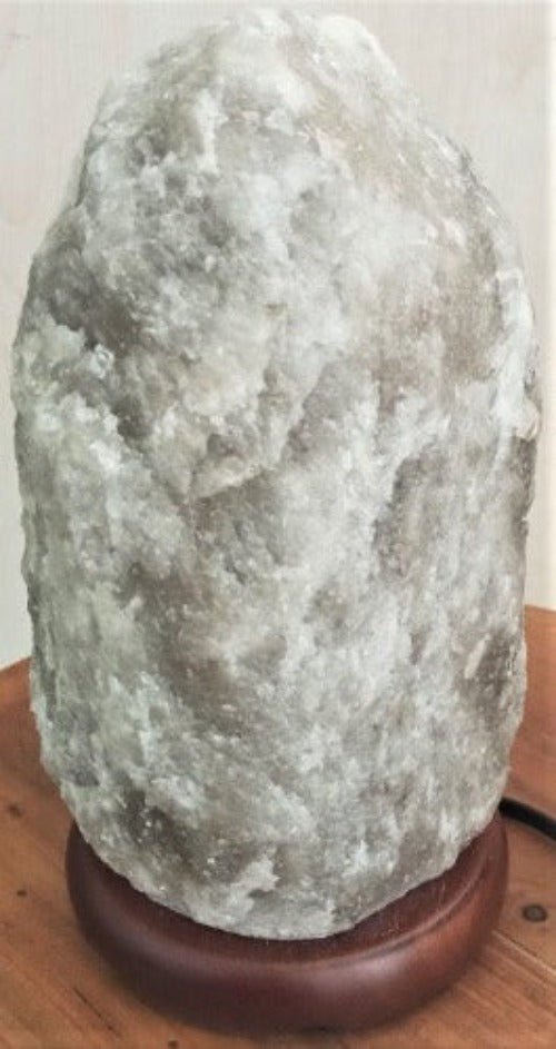 Himalayan Salt Lamp Rare Grey 1.5 - 2kg - 1st Stop Marshall's Health Shop, Gift Shop! - Heath and Natural Therapy New Brighton Christchurch - Naturopath