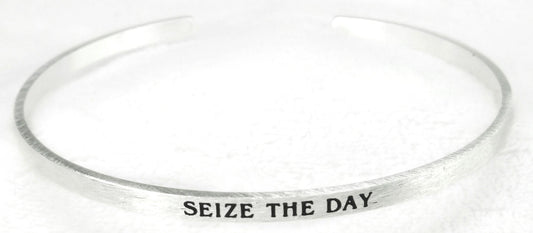 Inspirational Bracelet SEIZE THE DAY - 1st Stop Marshall's Health Shop, Gift Shop! - Heath and Natural Therapy New Brighton Christchurch - Naturopath