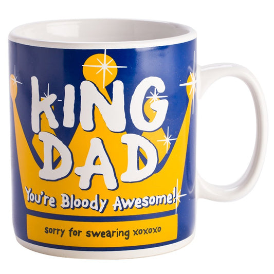 King Dad Giant Mug - 1st Stop Marshall's Health Shop, Gift Shop! - Heath and Natural Therapy New Brighton Christchurch - Naturopath