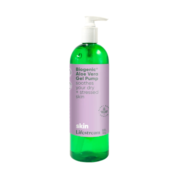 Lifestream Biogenic Aloe Vera Gel Pump - 1st Stop Marshall's Health Shop, Gift Shop! - Heath and Natural Therapy New Brighton Christchurch - Naturopath
