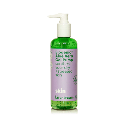 Lifestream Biogenic Aloe Vera Gel Pump - 1st Stop Marshall's Health Shop, Gift Shop! - Heath and Natural Therapy New Brighton Christchurch - Naturopath