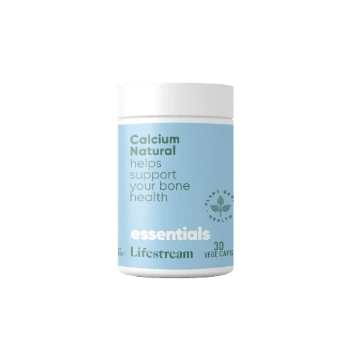 Lifestream Calcium Natural 30 VegeCaps A natural and sustainable calcium with 72 vital elements and minerals. A natural and sustainable calcium with 72 vital elements and minerals, available in powder and capsules.