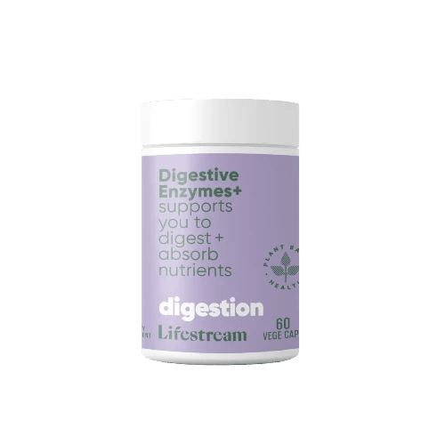 Lifestream Digestive Enzymes+ 60 VegeCaps - 1st Stop Marshall's Health Shop, Gift Shop! - Heath and Natural Therapy New Brighton Christchurch - Naturopath
