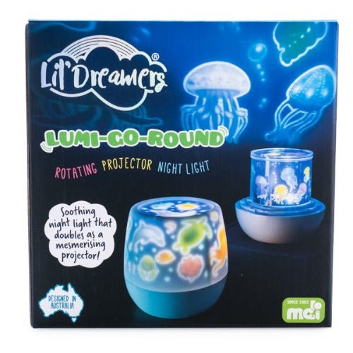 Lil Dreamers Lumi - Go - Round Ocean Rotating Projector Light - 1st Stop Marshall's Health Shop, Gift Shop! - Heath and Natural Therapy New Brighton Christchurch - Naturopath