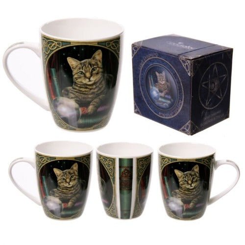Lisa Parker Fortune Teller Cat Porcelain Mug
Material:&nbsp;Porcelain
Food Safe:&nbsp;Yes
Microwave Safe:&nbsp;Yes
Dishwasher Safe:&nbsp;Yes
Volume:&nbsp;300ml
Dimensions:&nbsp;Height 10cm Width 11.5cm Depth 8cm

1st Stop, Marshall's Health Shop, Gift Shop!

SKU: MULP24