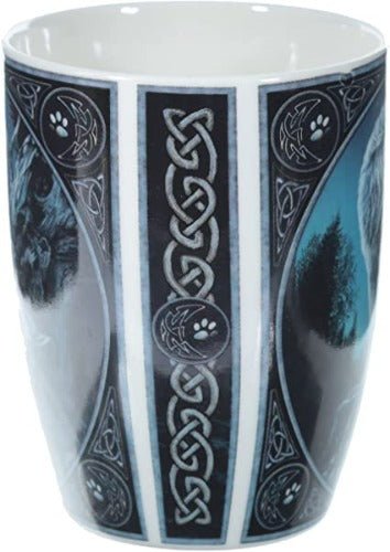 Lisa Parker Guidance Wolf Design Porcelain Mug - 1st Stop Marshall's Health Shop, Gift Shop! - Heath and Natural Therapy New Brighton Christchurch - Naturopath