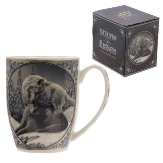 Lisa Parker Guidance Wolf Design Porcelain Mug - 1st Stop Marshall's Health Shop, Gift Shop! - Heath and Natural Therapy New Brighton Christchurch - Naturopath
