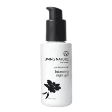 Living Nature’s certified natural Balancing Night Gel is a soothing, rejuvenating gel to balance the skin's natural oils and moisture content overnight.  • The lightweight gel formula hydrates without weighing skin down • Suitable for oily and combination skin • Certified natural • Made in New Zealand