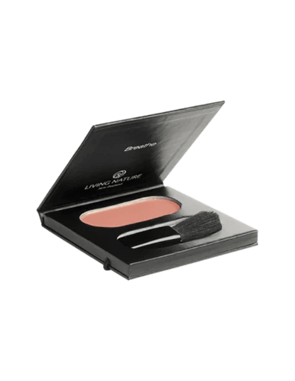 LIVING NATURE BLUSH - WARM SUMMER 4G Add a soft flush of mineral colour with Living Nature’s certified natural Warm Summer Blush. Define the cheek area and enhance your facial contours for a healthy radiant complexion. Warm Summer is warm-toned.