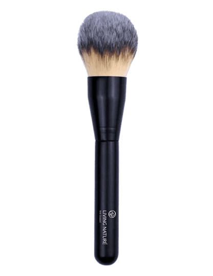Living Nature's Kabuki Brush is a highly versatile accessory designed to apply makeup easily and effortlessly to the face and body. The full sized plush shape gives a natural even coverage and offers ease of blending for various skin types. 