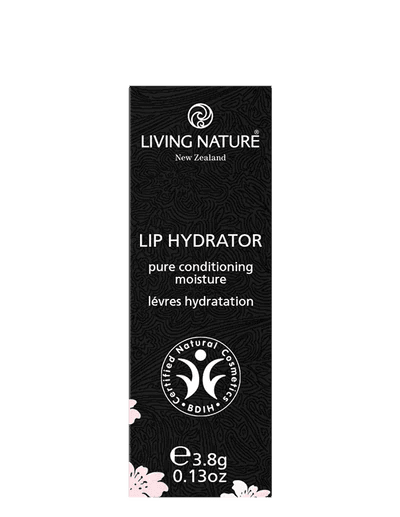 LIVING NATURE LIP HYDRATOR 01 Natural conditioning moisture your lips will love! Living Nature's certified natural Lip Hydrator is an advanced natural lip balm formulation in a stick form; easier to use and longer-lasting.