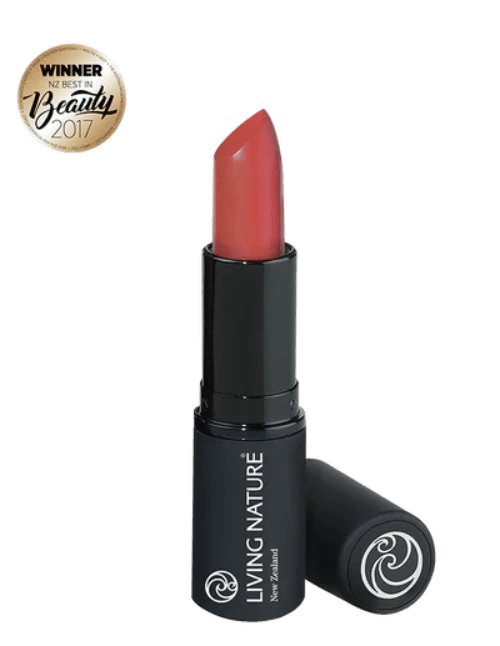 LIVING NATURE LIPSTICK - BLOOM Add a pop of summer colour with Living Nature’s certified natural Bloom lipstick, a warm coral pink perfect for any occasion. Formulated with the highest quality, all natural ingredients, Bloom hydrates and rejuvenates lips while providing long-lasting luscious colour.
