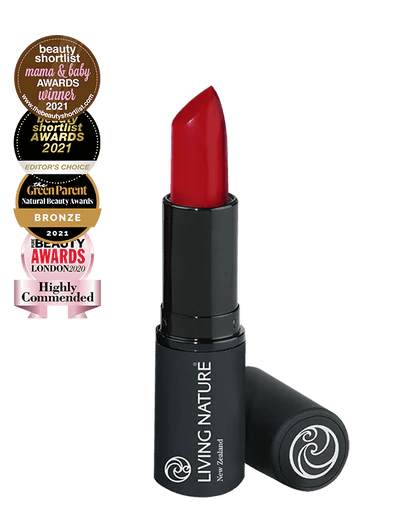 LIVING NATURE LIPSTICK - GLAMOROUS Be effortlessly chic in Living Nature’s Glamorous lipstick, a classic rich red shade with blue undertones. With its alluring colour and silky satin finish Glamorous Lipstick offers long-lasting lip nourishment with intense colour pay off from the very first stroke. Perfect for day and night wear, this universally flattering shade brightens and compliments your complexion while instantly creating a polished look.