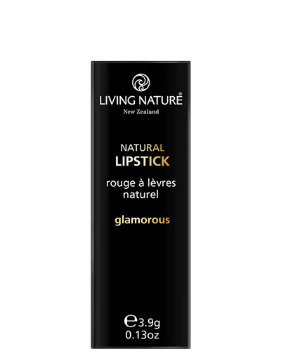 LIVING NATURE LIPSTICK - GLAMOROUS Be effortlessly chic in Living Nature’s Glamorous lipstick, a classic rich red shade with blue undertones. With its alluring colour and silky satin finish Glamorous Lipstick offers long-lasting lip nourishment with intense colour pay off from the very first stroke. Perfect for day and night wear, this universally flattering shade brightens and compliments your complexion while instantly creating a polished look.