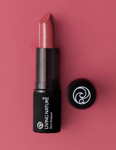 LIVING NATURE LIPSTICK - SUMMER RAIN A rich plum-rose colour with slightly cool undertones, Living Natures certified natural Summer Rain lipstick will make you want to smile all day long. Formulated with the highest quality, all natural ingredients, Summer Rain hydrates and rejuvenates lips while providing long-lasting luscious colour. 