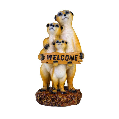 Meerkat Family Welcome Sign - MarshallsHealthShop