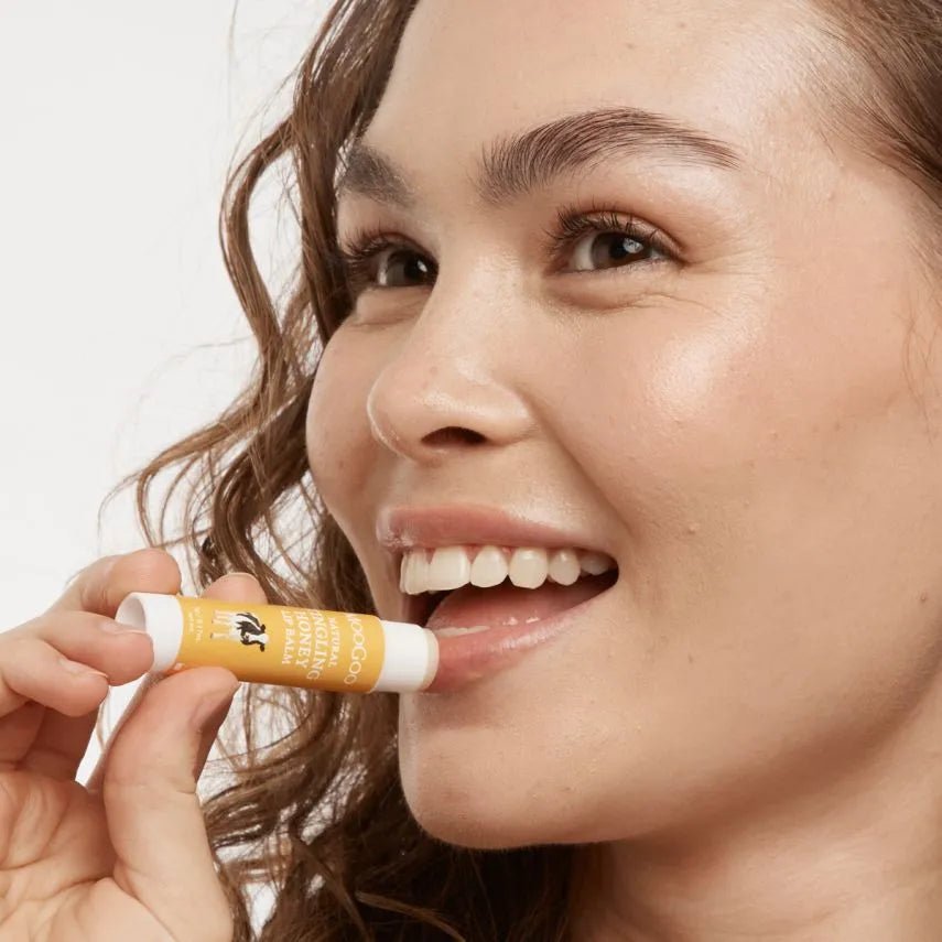 MooGoo Edable Lip Balm Tingling Honey 5g - MarshallsHealthShop