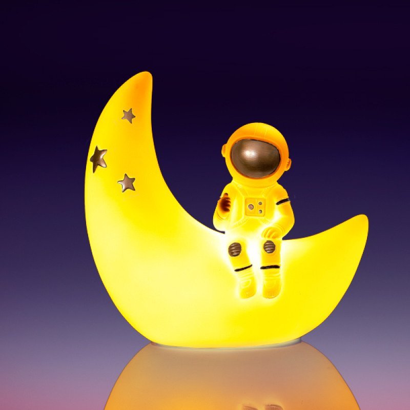 Moon Astronaut Table Lamp - 1st Stop Marshall's Health Shop, Gift Shop! - Heath and Natural Therapy New Brighton Christchurch - Naturopath