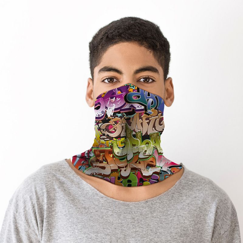 Neck Scarf Face Covering - Street Graffitti - MarshallsHealthShop