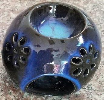 Oil Burner 2 Tone Blue SKU: OB32