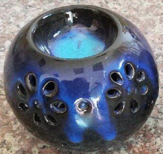 Oil Burner 2 Tone Blue SKU: OB32