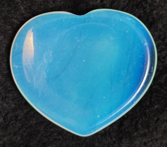 Opalite Worry Stone Heart - MarshallsHealthShop