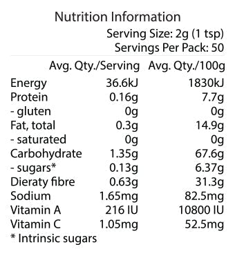 Matakana Acai Berry Org Freeze/Dried 100g