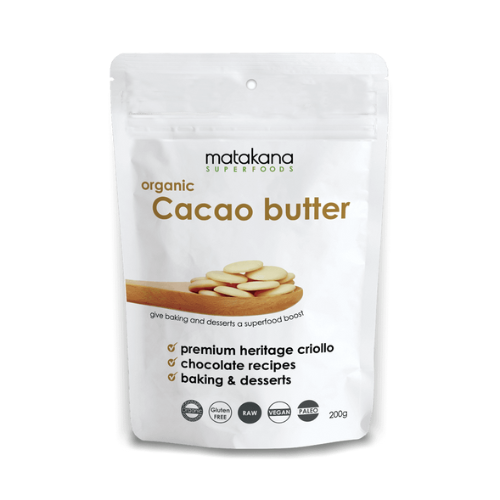 Matakana Cacao Butter USDA Organic 200g